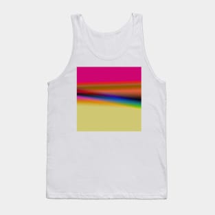 pink blue yellow texture art Tank Top